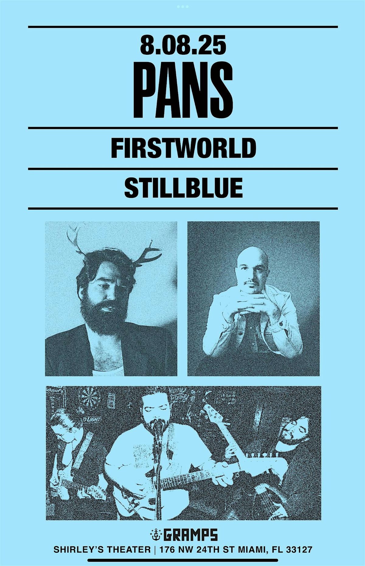 PANS, Firstworld, Stillblue, 8 August | Event in Miami | AllEvents