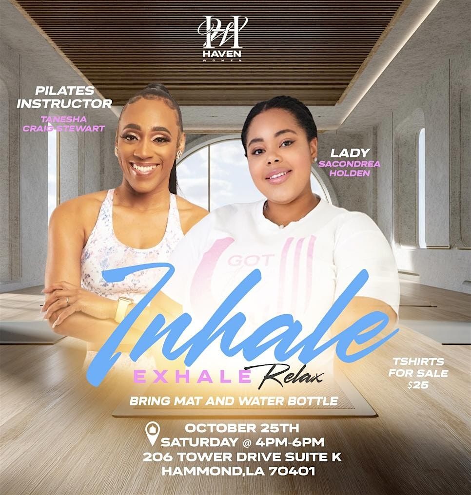 INHALE EXHALE RELAX, 25 October | Event in Hammond | AllEvents