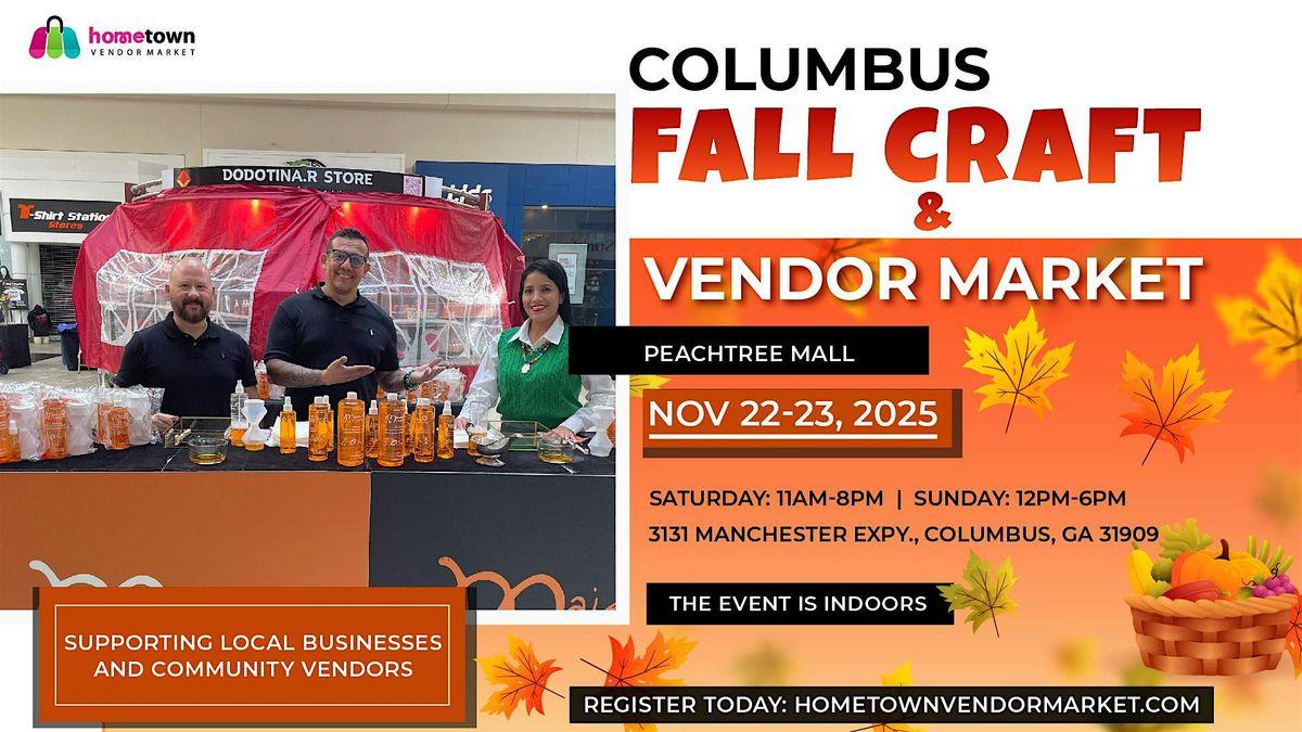 Columbus Fall Craft and Vendor Market, 22 November | Event in Columbus | AllEvents