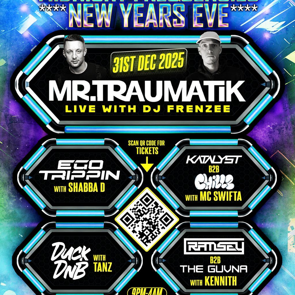 New Year's eve rave MR TRAUMATIK, 31 December | Event in Birmingham | AllEvents