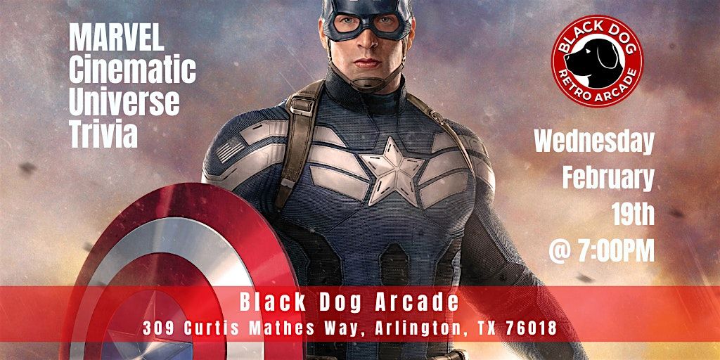 Marvel Cinematic Universe Trivia at Black Dog Arcade | Event in Arlington | AllEvents