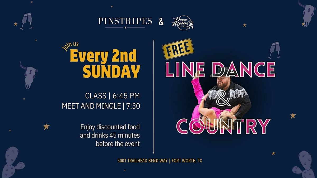 Dine & Dance - Line Dancing - Pinstripes, Fort Worth TX! | Event in Fort Worth | AllEvents