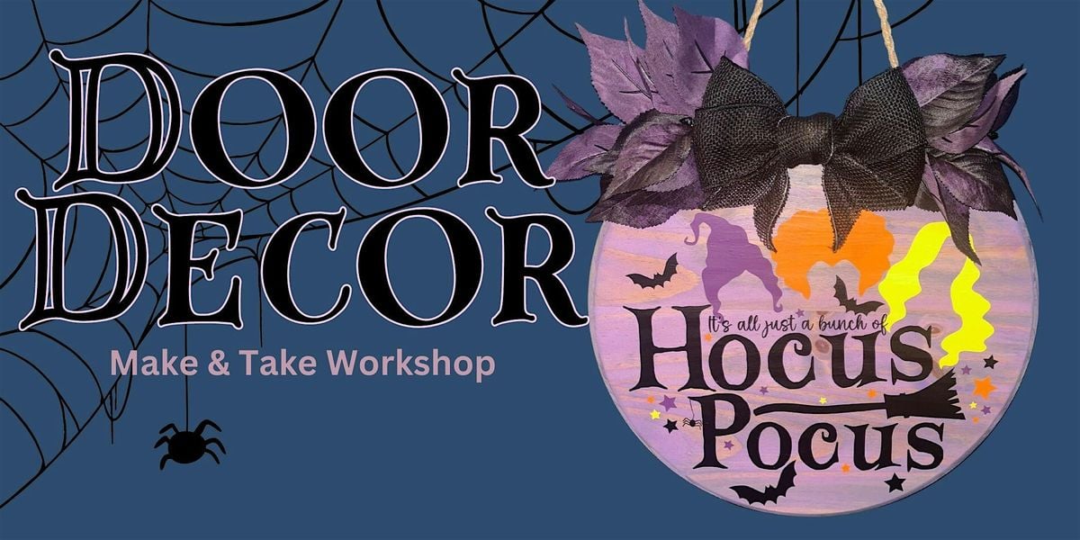 Hocus Pocus Door Decor Make & Take Workshop, 29 August | Event in New Bedford | AllEvents