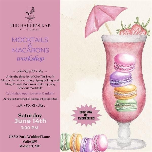 Mocktails & Macarons Workshop, 14 June | Event in Waldorf | AllEvents
