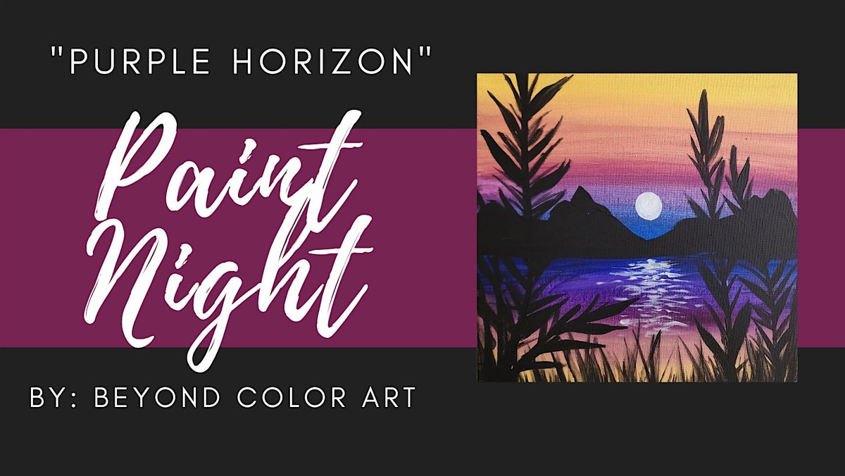"Purple Horizon" Paint Night, 2 June | Event in St. George | AllEvents