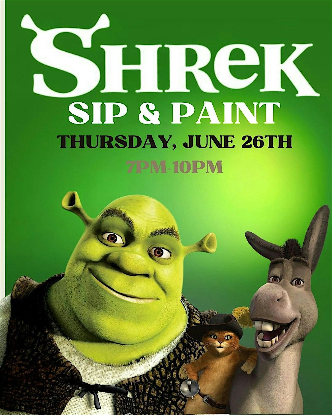 SHREK Sip & Paint, 26 June | Event in Fullerton | AllEvents