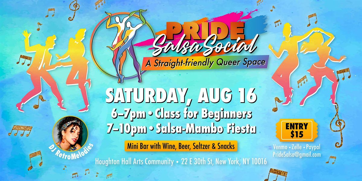Pride Social August Edition + Beginner  Salsa  Class, 16 August | Event in New York | AllEvents