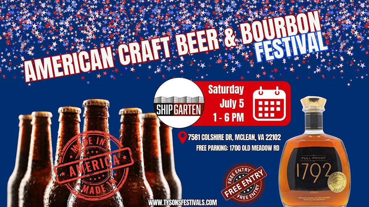 American Craft Beer & Bourbon Festival, 5 July | Event in Tysons | AllEvents