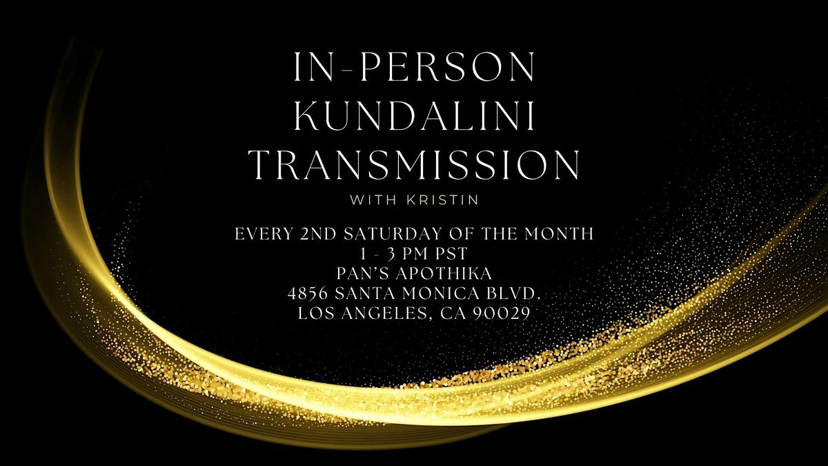 June 2025 In-Person Kundalini Transmission with Kristin, 14 June | Event in Los Angeles | AllEvents