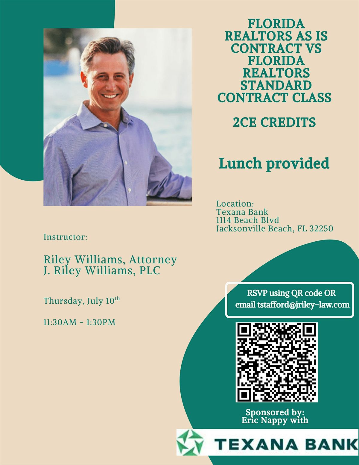 Florida Realtors AS-IS vs. Florida Realtors Standard Contract (2CE), 10 July | Event in Jacksonville Beach