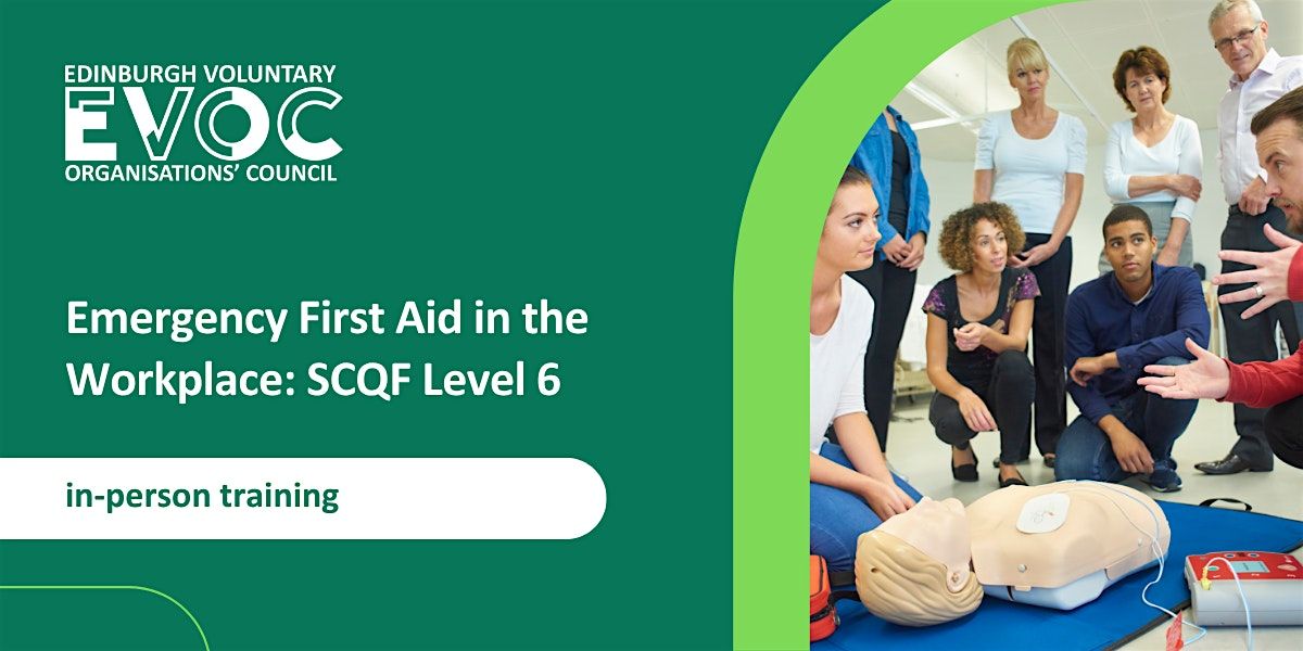Emergency First Aid in the Workplace (SCQF Level 6), 4 November | Event in Edinburgh | AllEvents