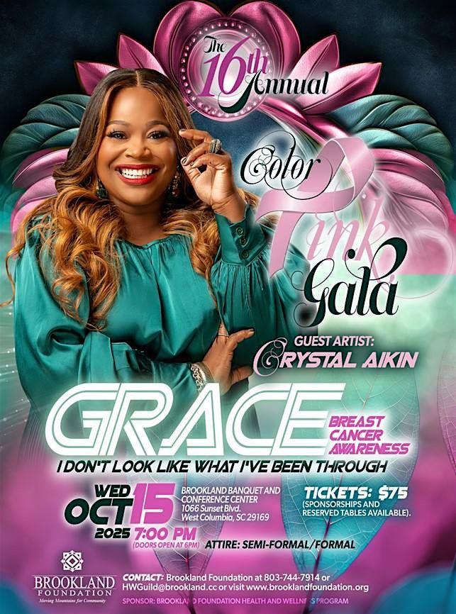 16th Annual The Color Pink Breast Cancer Awareness Gala, 15 October | Event in West Columbia | AllEvents