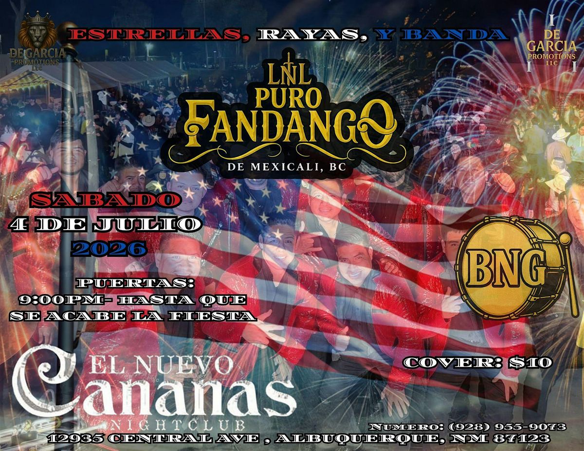 Estrellas, Rayas, y Banda (4th of July), 4 July | Event in Albuquerque | AllEvents