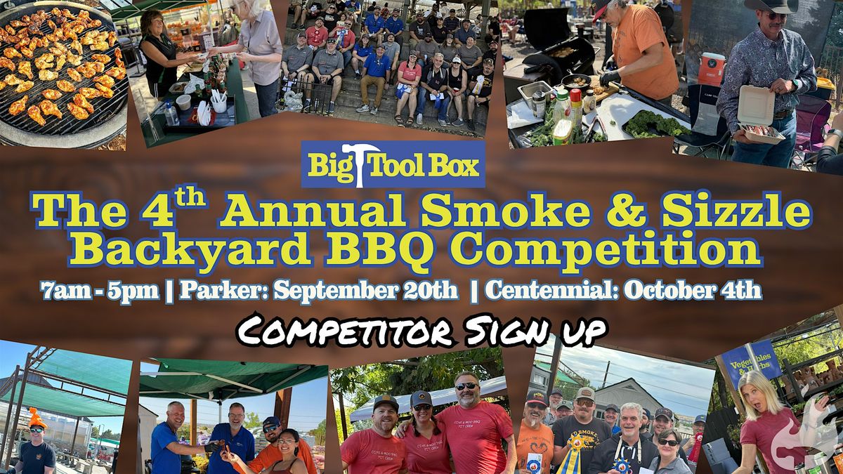 4th Annual Smoke & Sizzle Backyard BBQ Competition - Centennial, 4 October | Event in Centennial | AllEvents