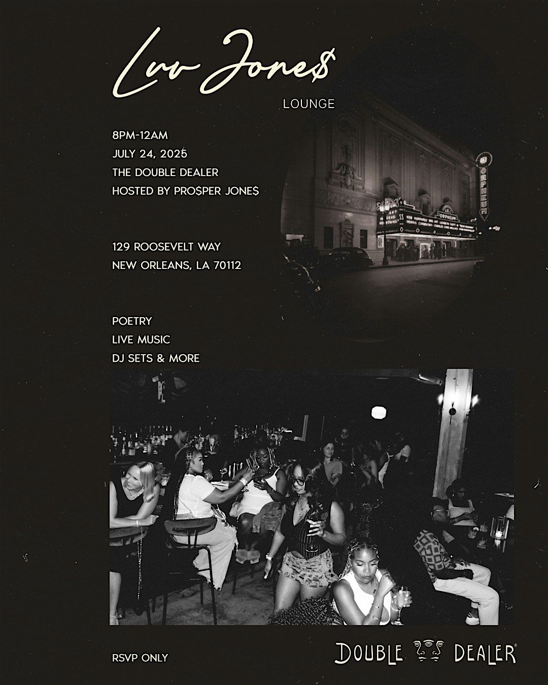 LUV JONE$ LOUNGE, 24 July | Event in New Orleans | AllEvents