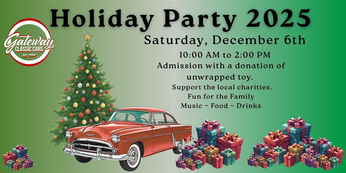 Caffeine and Chrome Holiday Party - Gateway Classic Cars of San Antonio, 9 December | Event in New Braunfels