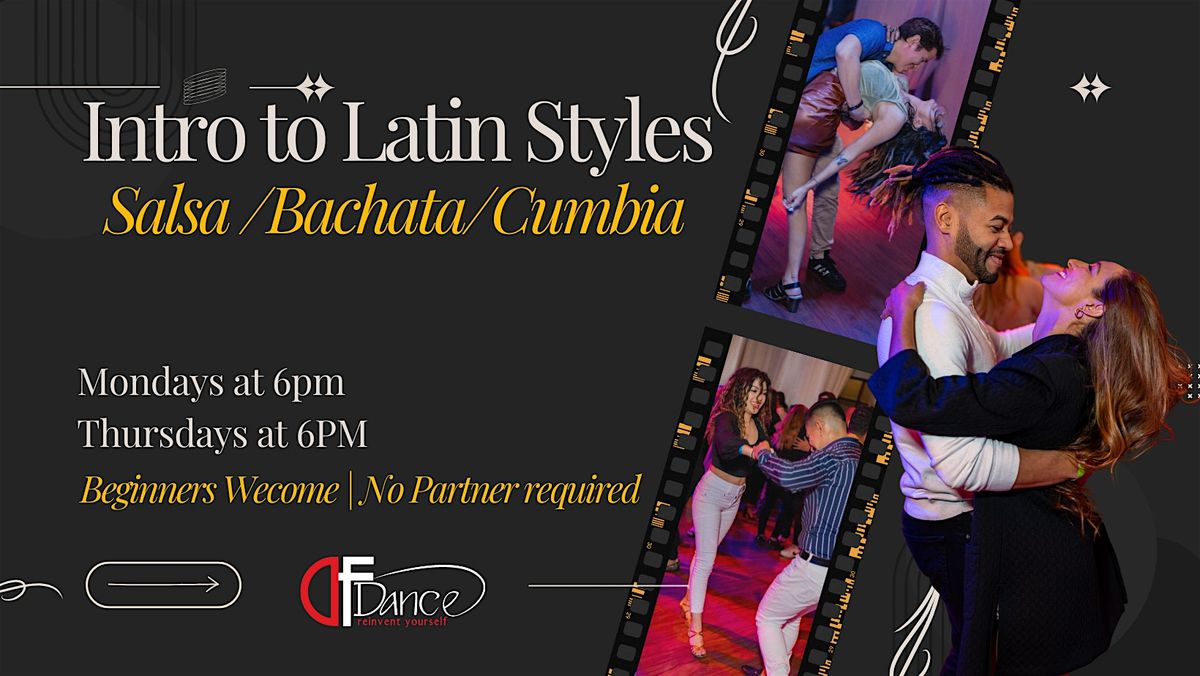 Intro to Latin Styles - Salsa, Bachata and Cumbia (Not free) | Event in South Salt Lake | AllEvents
