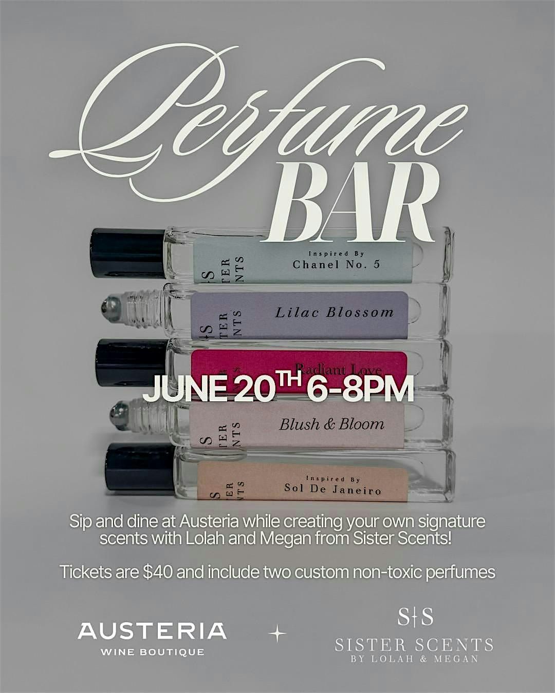 Austeria Perfume Making Class, 20 June | Event in Sidney | AllEvents
