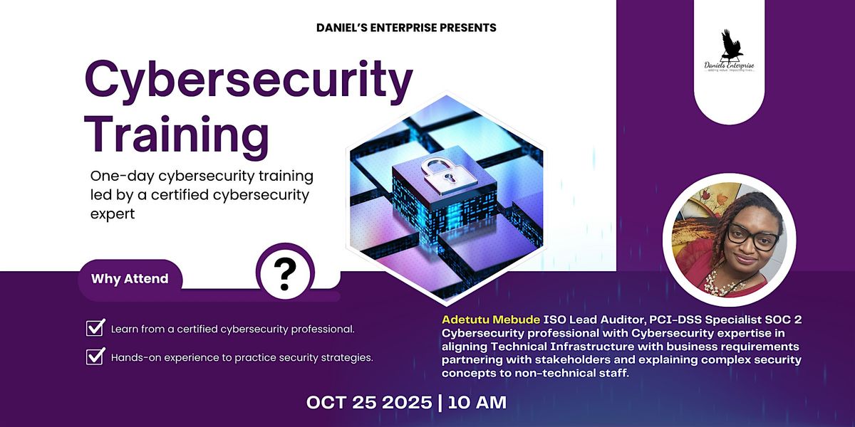 Cybersecurity Training, 25 October | Event in Edmonton | AllEvents