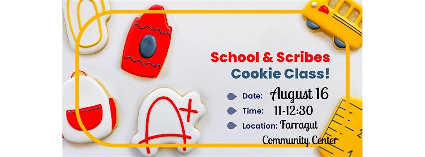 Back to School Sugar Cookie Decorating Class, 16 August | Event in Farragut | AllEvents