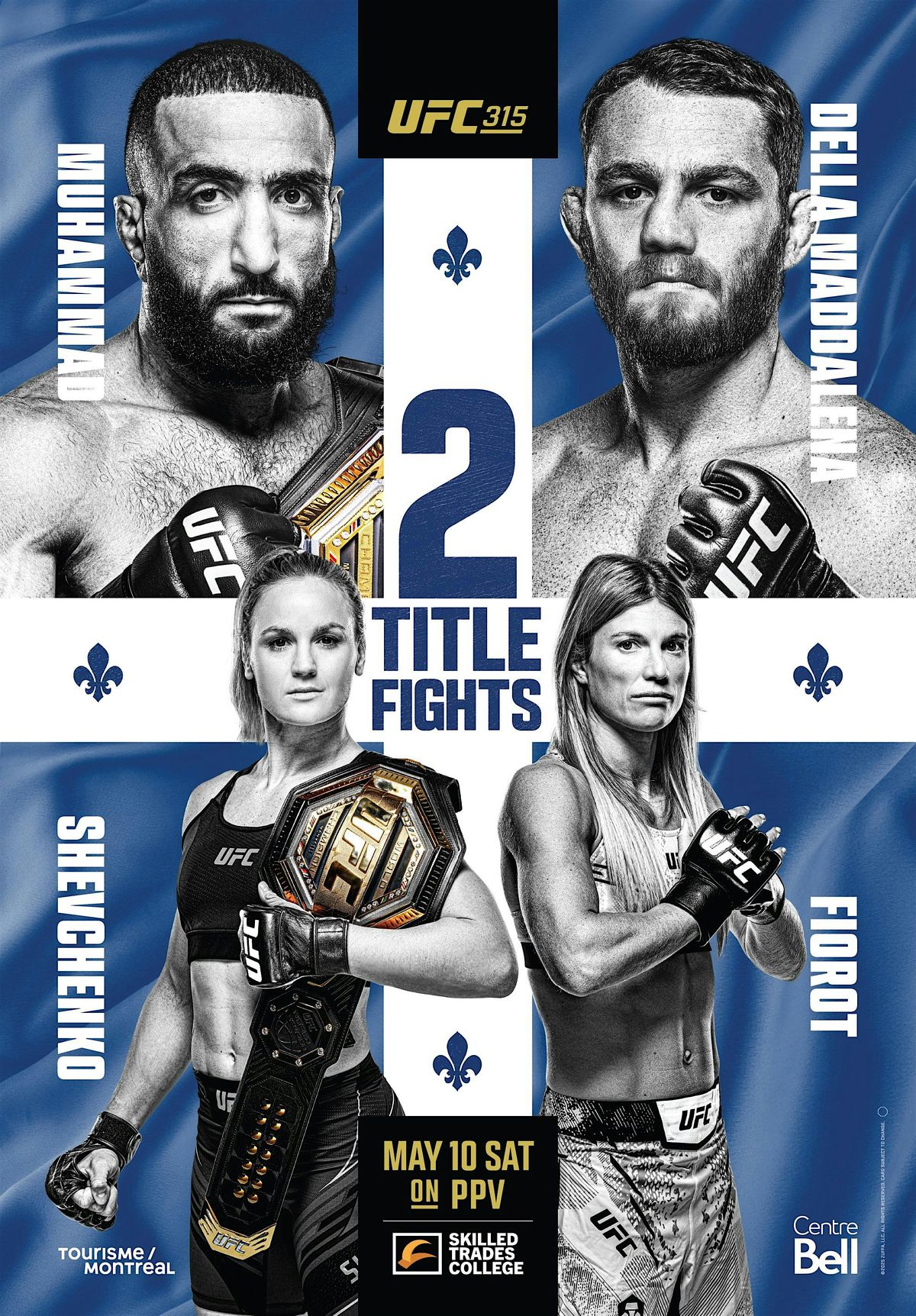 UFC 315 PPV - Belal Muhammad vs. Jack Della Maddalena | Event in Los Angeles | AllEvents