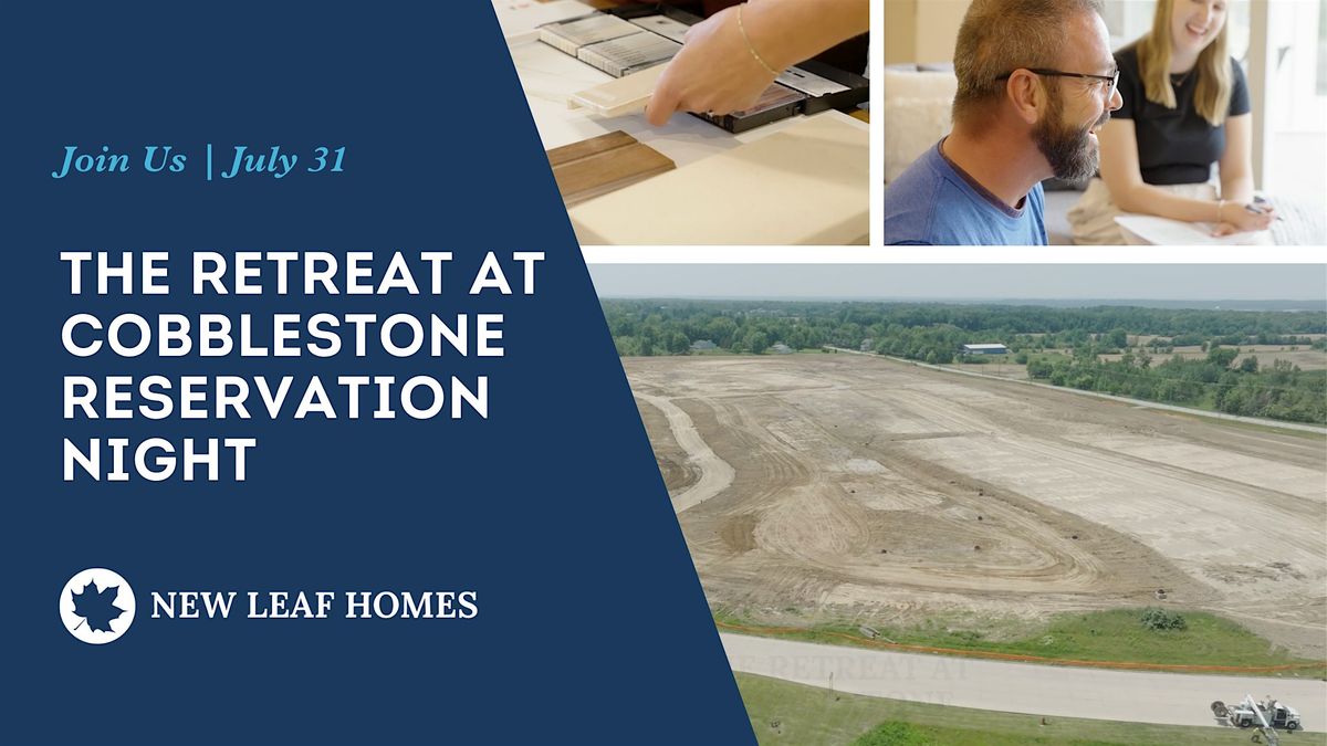 Reservation Night at The Retreat at Cobblestone, 31 July | Event in Medina | AllEvents
