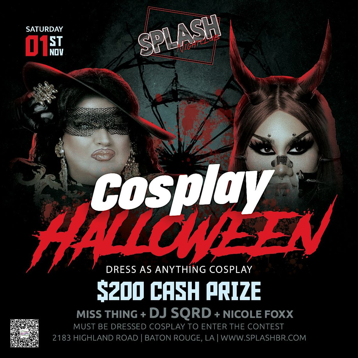 Cosplay Halloween Party & Costume Contest, 1 November | Event in Baton Rouge | AllEvents