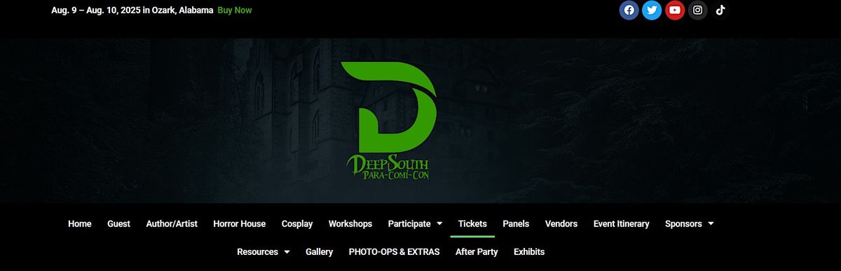 Deep South Para-Comi-Con, 9 August | Event in Ozark | AllEvents