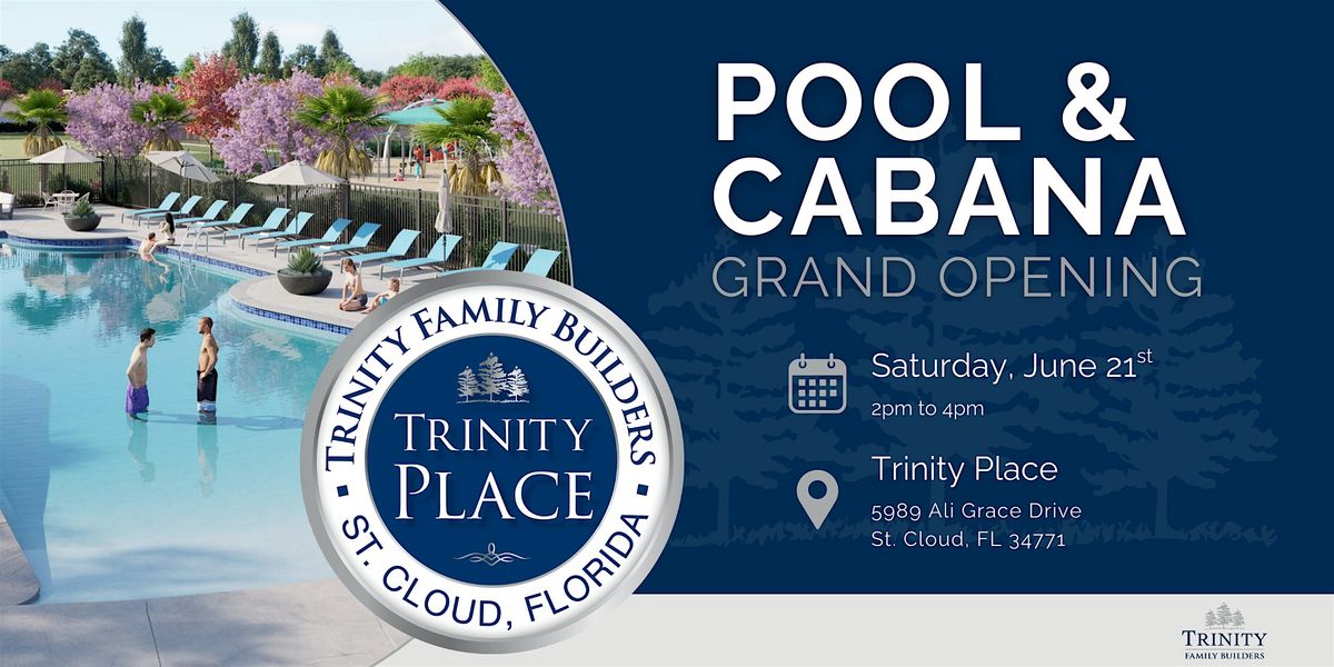 Trinity Place Pool Grand Opening, 21 June | Event in St. Cloud | AllEvents