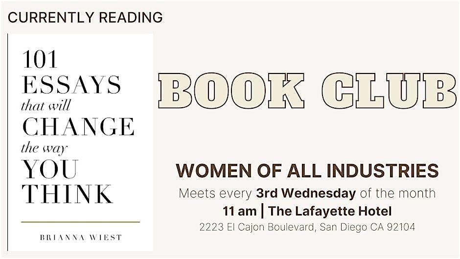 Women in Business Book Club | Event in San Diego | AllEvents