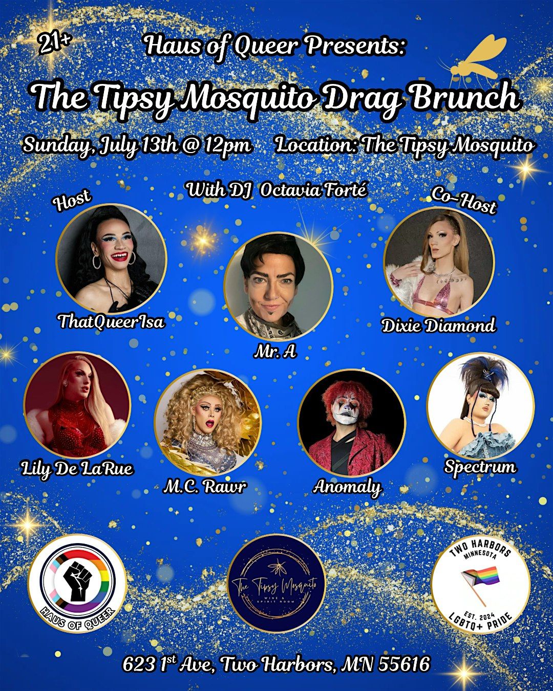 Haus of Queer Presents: The Tipsy Mosquito Drag Brunch, 13 July | Event in Two Harbors | AllEvents
