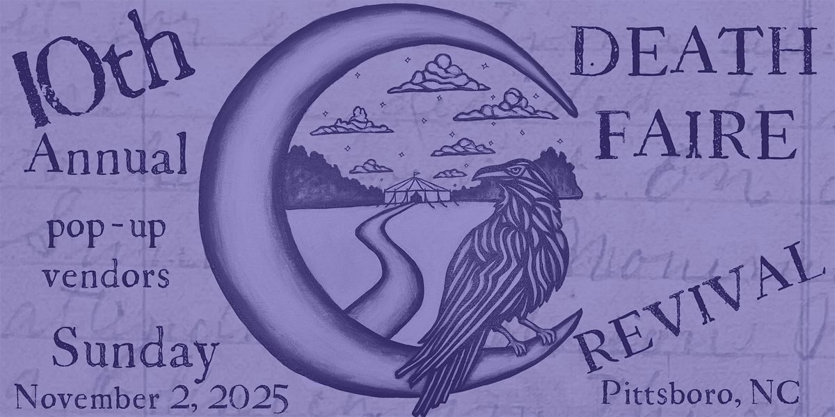 Pop up Vendor Tix for 10th Annual Death Faire Revival, 2 November | Event in Pittsboro | AllEvents