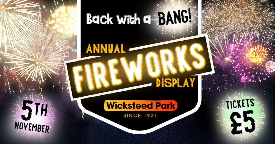 Fireworks Nights, Wicksteed Park, Kettering, November 5 2025 AllEvents.in