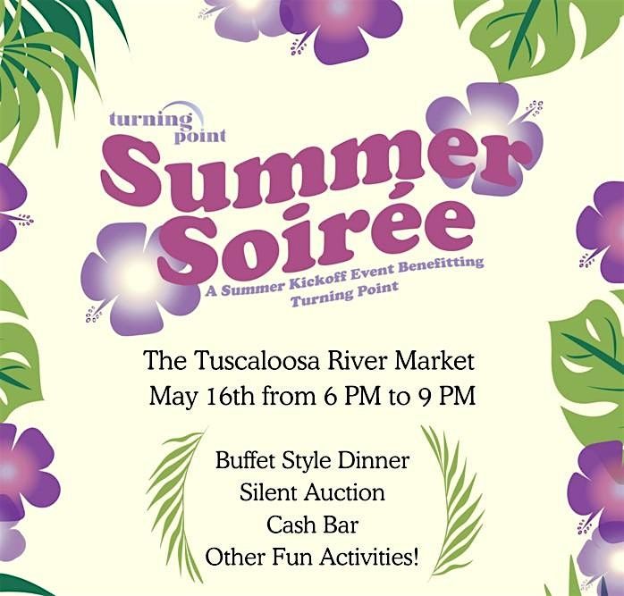 Turning Point Summer Soirée, 16 May | Event in Tuscaloosa | AllEvents