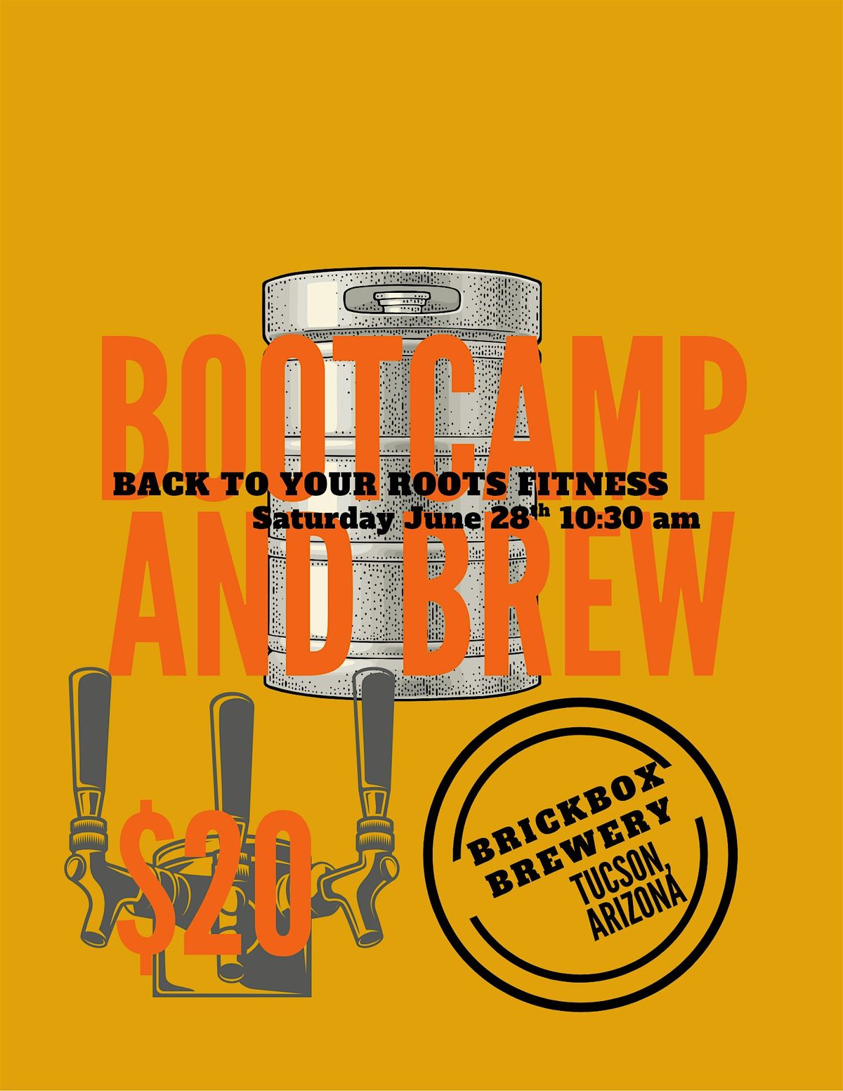 Bootcamp and Brew at  Brick Box Brewery, 24 August | Event in Tucson | AllEvents