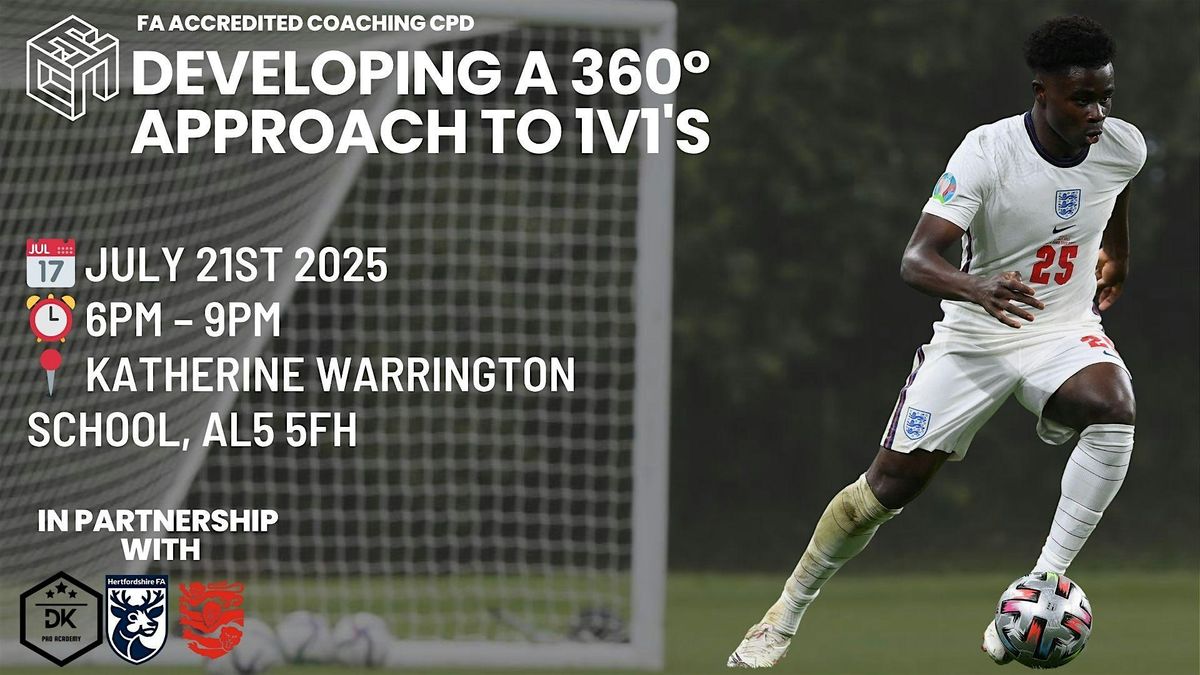 COACHING CPD EVENT: Developing a 360° Approach to 1v1's, 21 July | Event in Harpenden | AllEvents