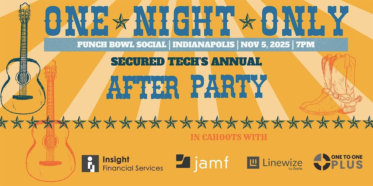 2025 Secured Tech HECC After Party, 5 November | Event in Indianapolis | AllEvents