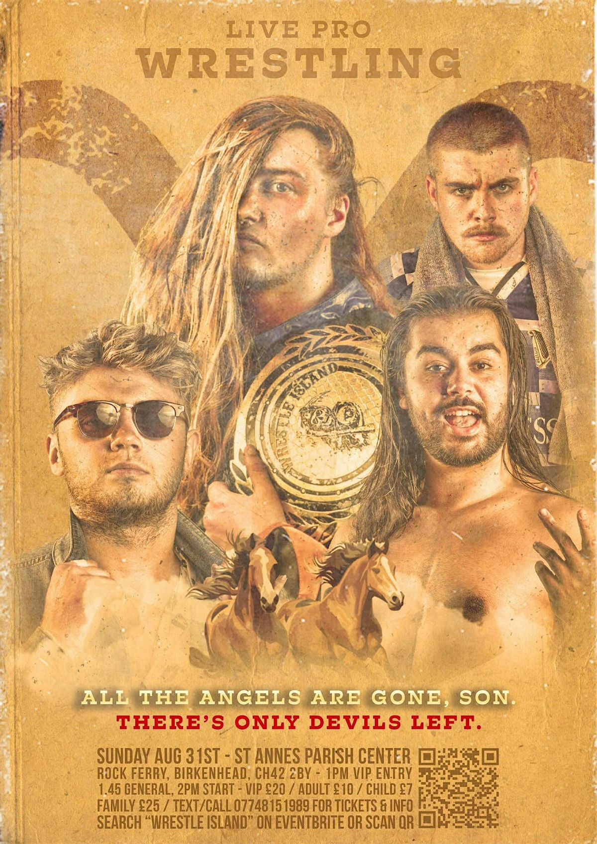 Wrestle Island : All The Angels Are Gone Son, 31 August | Event in Birkenhead | AllEvents
