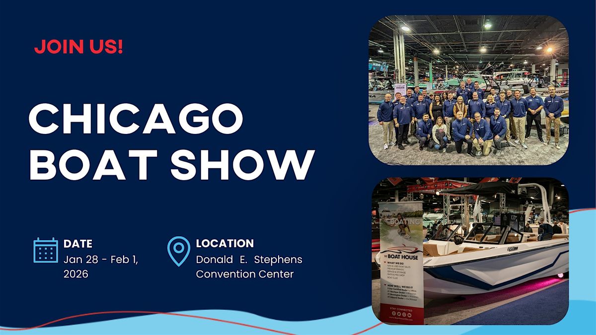 Private Sales Appt. with The Boat House at the Chicago Boat Show, 28 January | Event in Rosemont | AllEvents
