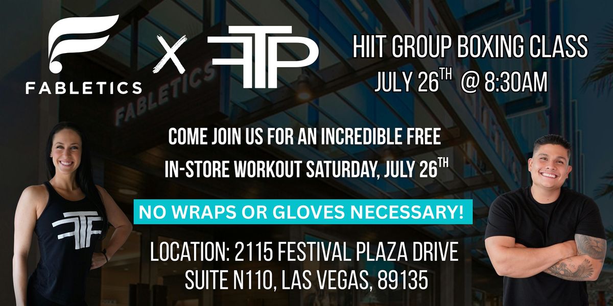 FTP Boxing Class, 26 July | Event in Las Vegas | AllEvents