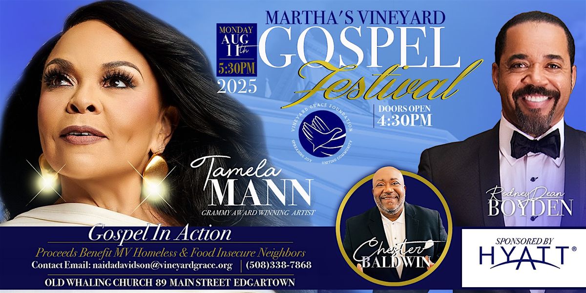 Martha's Vineyard Gospel Festival Benefit Concert, 11 August | Event in Edgartown | AllEvents