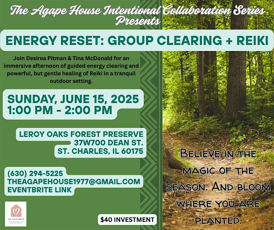 Energy Reset: Group Clearing + Reiki | Event in St. Charles | AllEvents