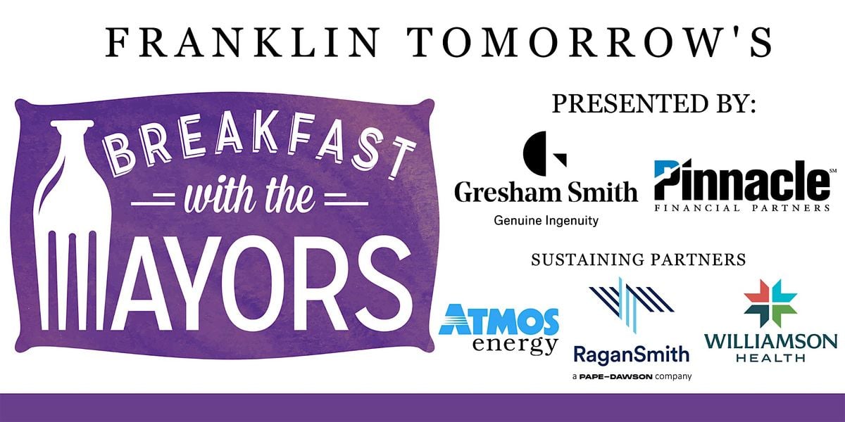 July 29th Breakfast with the Mayors, 29 July | Event in Franklin | AllEvents
