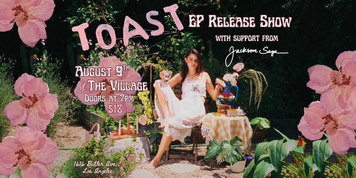 Toast EP Release Show - Greta Pasqua with Jackson Sage, 9 August | Event in Los Angeles | AllEvents