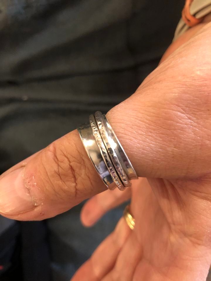 Making a Silver Spinner Ring, Cornhill on Tweed Village Hall, Wooler