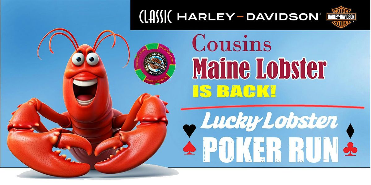 Cousins Maine Lobster - Lucky Lobster Poker Run, 30 August | Event in Leesport | AllEvents