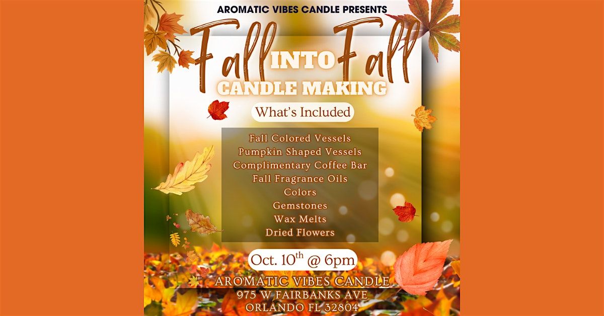 Fall Into Fall Candle Making, 10 October | Event in Orlando | AllEvents