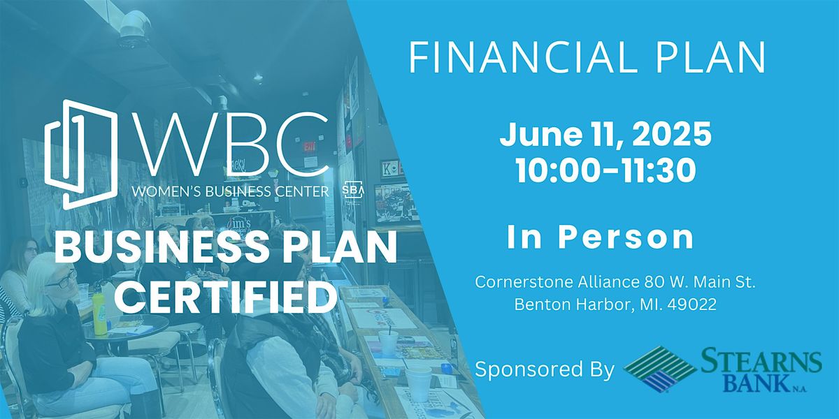 Financial Plan, 11 June | Event in Benton Harbor | AllEvents
