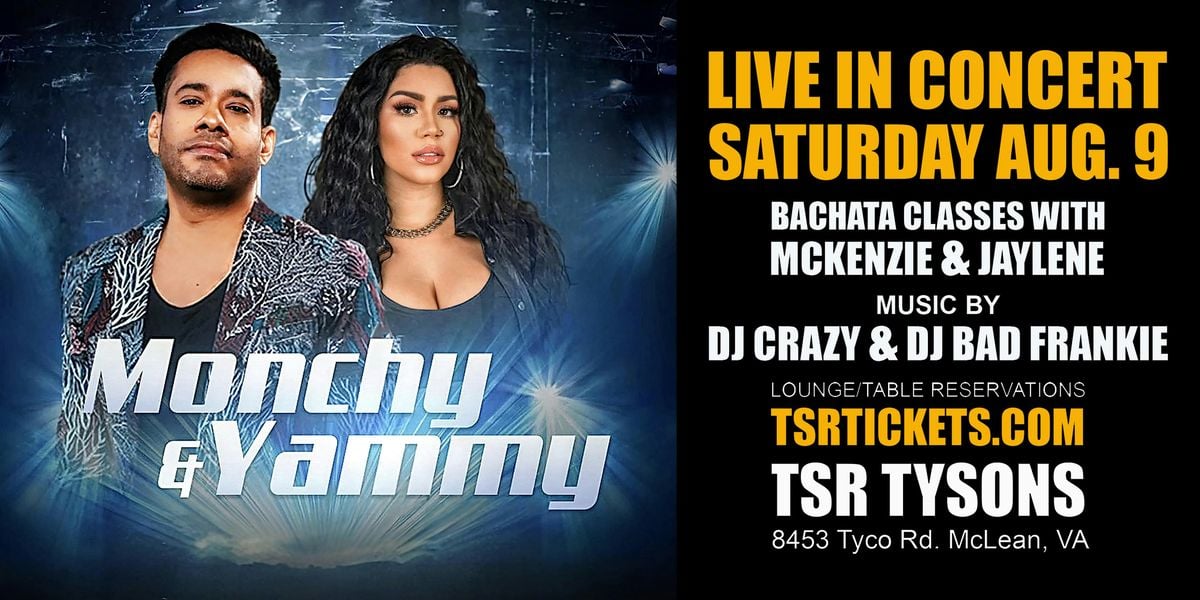 MONCHY & YAMMY IN CONCERT!, 9 August | Event in McLean | AllEvents