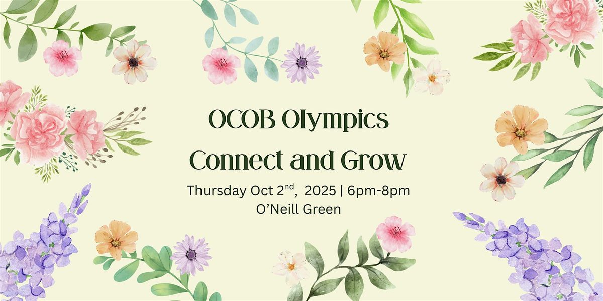 OCOB Olympics 2025 - Student Registration, 2 October | Event in San Luis Obispo | AllEvents